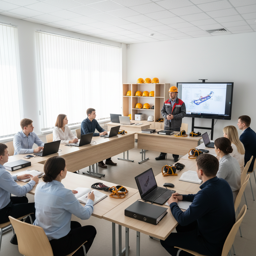 1 группа по безопасности работ на высоте (работники, выполняющие работы под контролем)